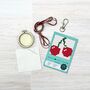 I Love You Cherry Much! Mini Matchbox Cross Stitch Kit, thumbnail 5 of 5