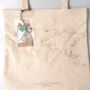 Stitch Your Travels Canvas Tote Bag Diy Kit, thumbnail 11 of 12
