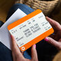 Personalised Train Ticket Card For Teacher, thumbnail 2 of 4