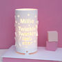 Personalised Twinkle Twinkle Little Star Night Light, thumbnail 2 of 7
