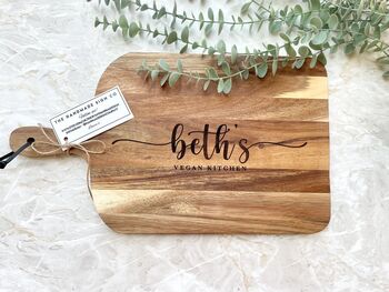 Personalised Wooden Chopping Board Home Sweet Home Gift, 3 of 7