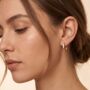 The Hive Hoops In Steling Silver And Gold Plated, thumbnail 3 of 7