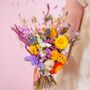 The Botanical Grove Dried Flower Baked Blossom Bridesmaid Bouquet, thumbnail 1 of 3