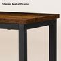 Slim Console Table Entryway Display Table With Shelves, thumbnail 6 of 9