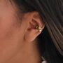 Sterling Silver Ear Cuff With Crystals, thumbnail 1 of 5