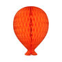Honeycomb Paper Balloon Bright Orange, thumbnail 1 of 3