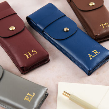 Handmade Leather Pen Case, 3 of 8