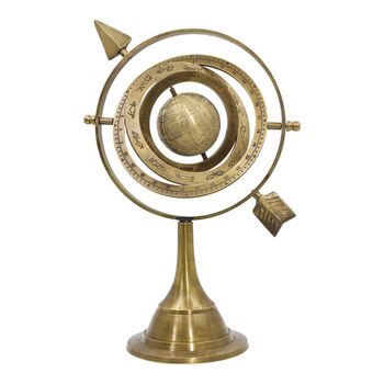 Personalised 10' Bronze Armillary Sphere With Arrow, 2 of 12