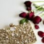 Melbourne Rectangle Brass And Mop Clutch, thumbnail 3 of 10