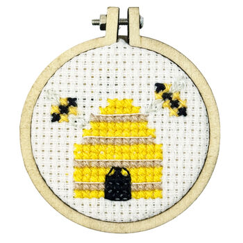Sweeter Than Honey Mini Matchbox Cross Stitch Kit, 3 of 6