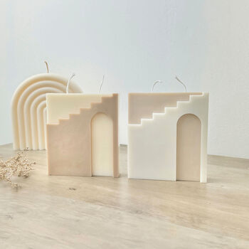 Santorini House Architectural Candle Aesthetic Decor, 2 of 5