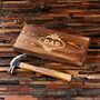 Personalised Hammer Wooden Box Engraved, thumbnail 6 of 12