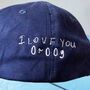 Personalised Hand Writing Cap Gift For Men Or Women, thumbnail 2 of 12