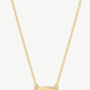 Gold Reversible Evil Eye Necklace, thumbnail 4 of 6