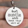 Best Auntie Funny Keyring Gift, thumbnail 2 of 6