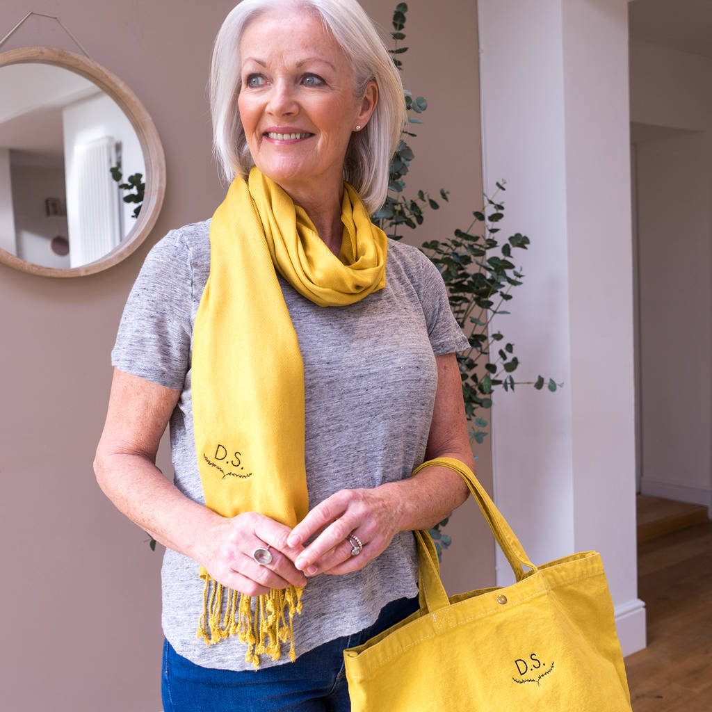 scarf and bag set