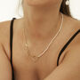 Baroque Pearl Sterling Silver Link Chain Necklace, thumbnail 11 of 11