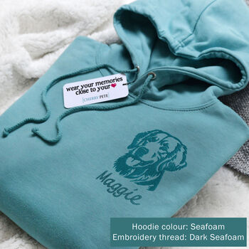 Personalised Embroidered Dog Hoodie, 11 of 12
