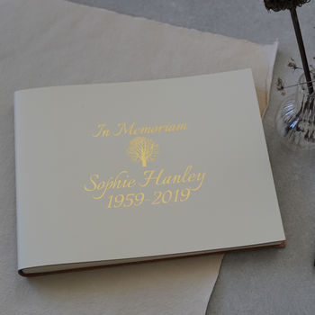 Personalised In Memoriam Book By Undercover | notonthehighstreet.com