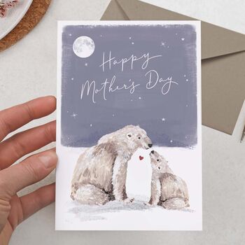 Cute Polar Bears, Happy Mother's Day Card, 2 of 2
