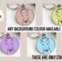 Bull Terrier Outline ID Tag, thumbnail 4 of 4