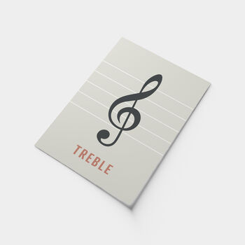 Treble Clef Print | Music Theory Poster, 9 of 10