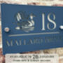 Personalised Mallard Duck In Stream Design House Acrylic Number Sign, thumbnail 1 of 7