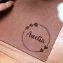 Personalised Home Office Mini Premium Leather Mouse Mat, thumbnail 7 of 9