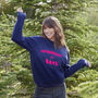 'Outnumbered By Boys' Mum Jumper Sweatshirt, thumbnail 3 of 12