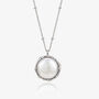 Reversible Baroque Pearl Necklace With Bobble Chain In 18k Gold Or Silver, thumbnail 6 of 6