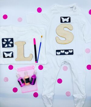 Personalised New Baby And Sibling T Shirt Present, 10 of 12