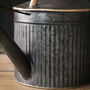 Metal Grey And Gold Watering Can, thumbnail 3 of 5