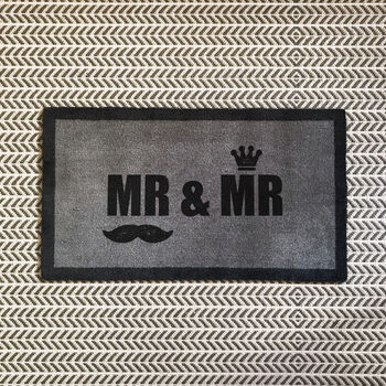 ‘Mr And Mrs’ Internal Doormat, 2 of 3