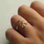 Silver Leaf Ring, thumbnail 2 of 6