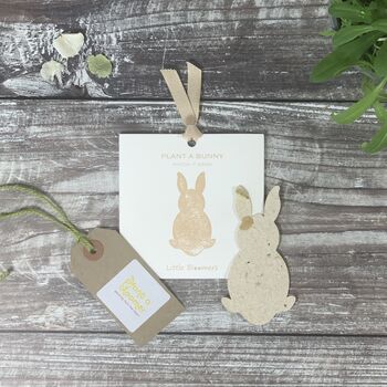 Plant A Bunny Seed Paper Card, 2 of 7