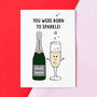 Personalised Prosecco Birthday Card, thumbnail 1 of 3