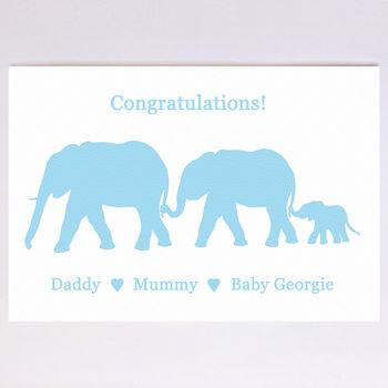 Personalised New Baby Boy Or New Baby Girl Card, 3 of 7