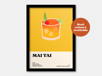 Mai Tai Cocktail Print, 7 of 7