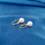 Womens Freshwater Pearl Drop Earrings, thumbnail 5 of 9