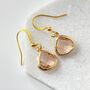 Champagne Crystal Drop Earrings, thumbnail 1 of 4