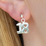 Sterling Silver 18 Charm Earrings, thumbnail 2 of 6