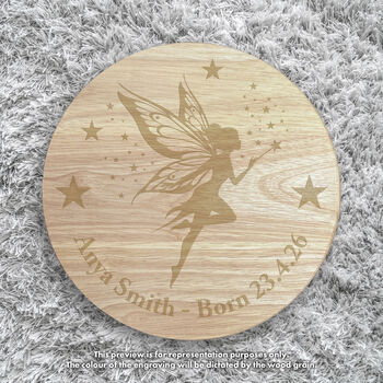 Personalised Wooden Fairy Toddler Step Stool, 8 of 9