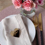 Personalised Mirrored Heart Place Setting, thumbnail 3 of 4