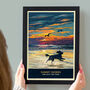 Spaniel Limited Edition Beach Sunset Gift Print, thumbnail 5 of 12