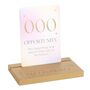 Angel Number Affirmation Cards With Wooden Stand, thumbnail 2 of 6