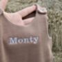 Personalised Baby Dungarees Romper | Embroidered, thumbnail 11 of 12