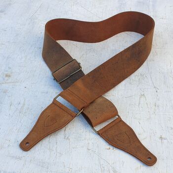 Personalised Leather Guitar Strap, 3 of 12