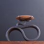 6th Anniversary Iron Fusion Scroll Candle Holder, thumbnail 1 of 8