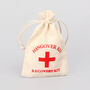 G Decor Set Of Two Hessian Bags Hangover Recovery Kit, thumbnail 4 of 5