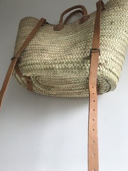 Backpack Basket | Rucksack |Basket Bag Long Handles, 10 of 12